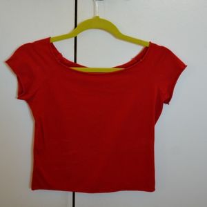 RED, BRANDY MELVILLE, OFF THE SHOULDER